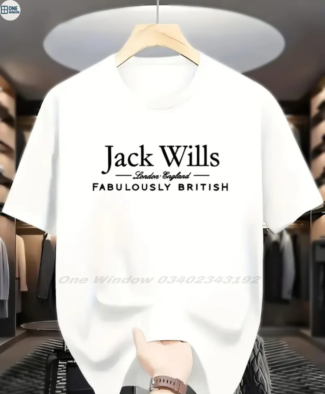 🔥 *Jack Wills London - "FABULOUSLY BRITISH" Premium T-Shirt!* 🔥