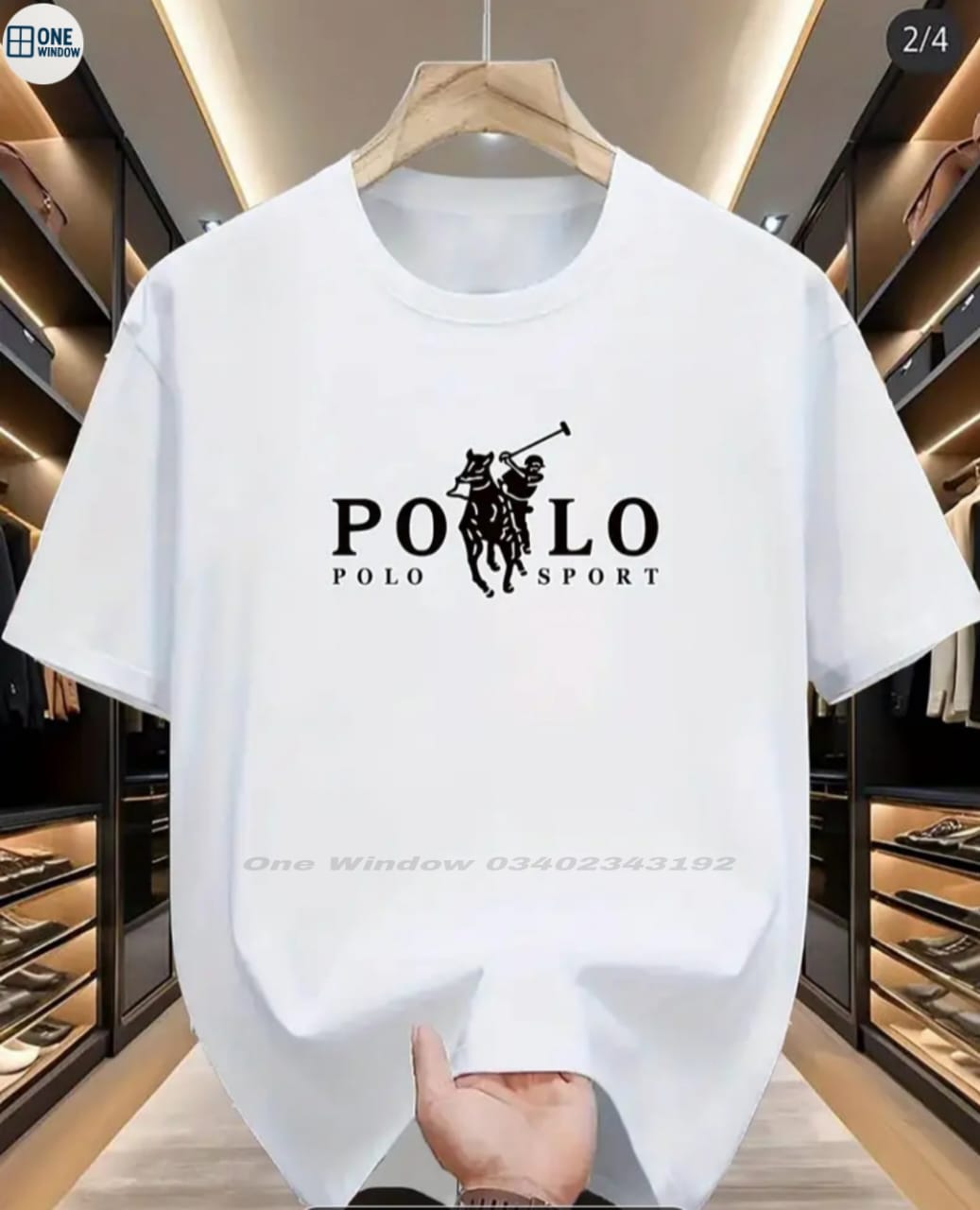 🔥 *Premium Polo Sport Down Shoulder Tee* 🔥