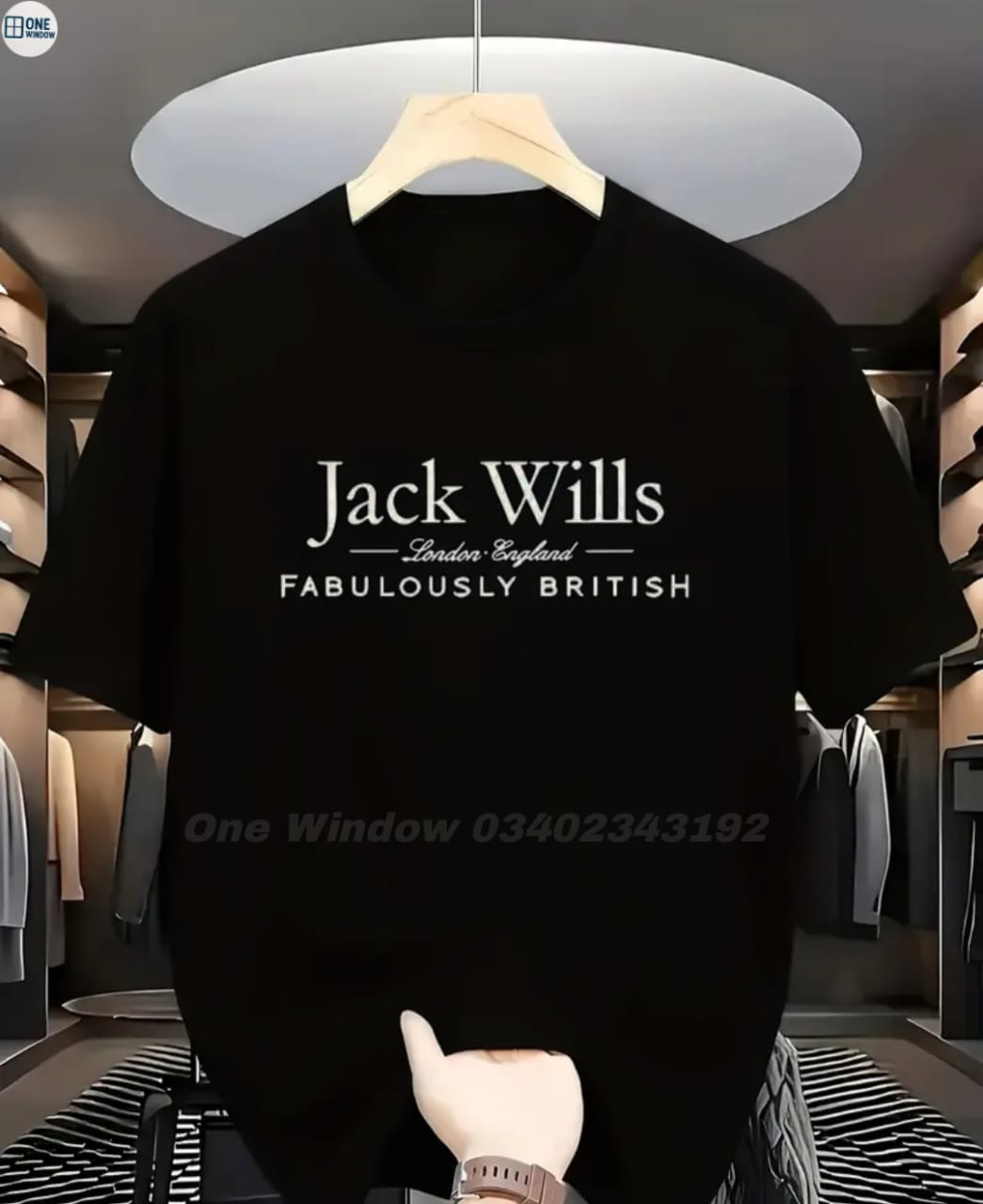 🔥 *Jack Wills London - "FABULOUSLY BRITISH" Premium T-Shirt!* 🔥