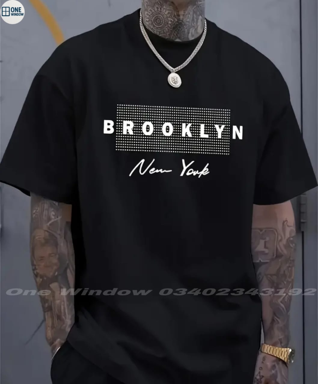 🔥 *Brooklyn Vibes Premium Down Shoulder Tee* 🔥
